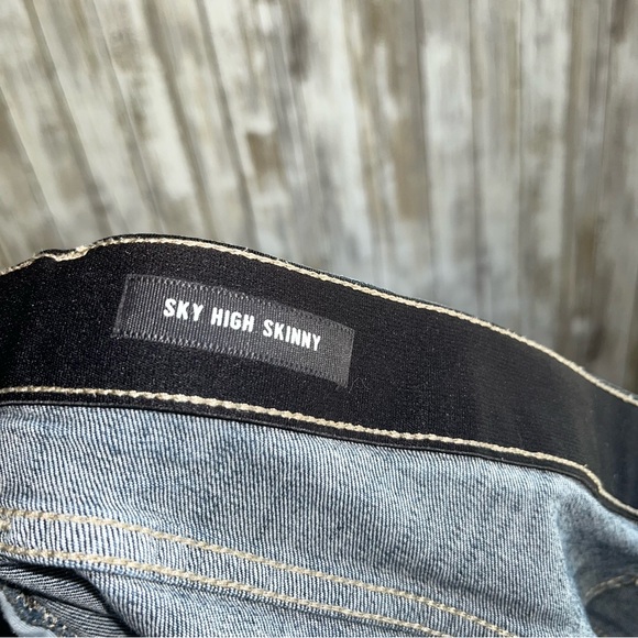 Torrid Sky High Skinny Denim Shorts - Picture 5 of 5